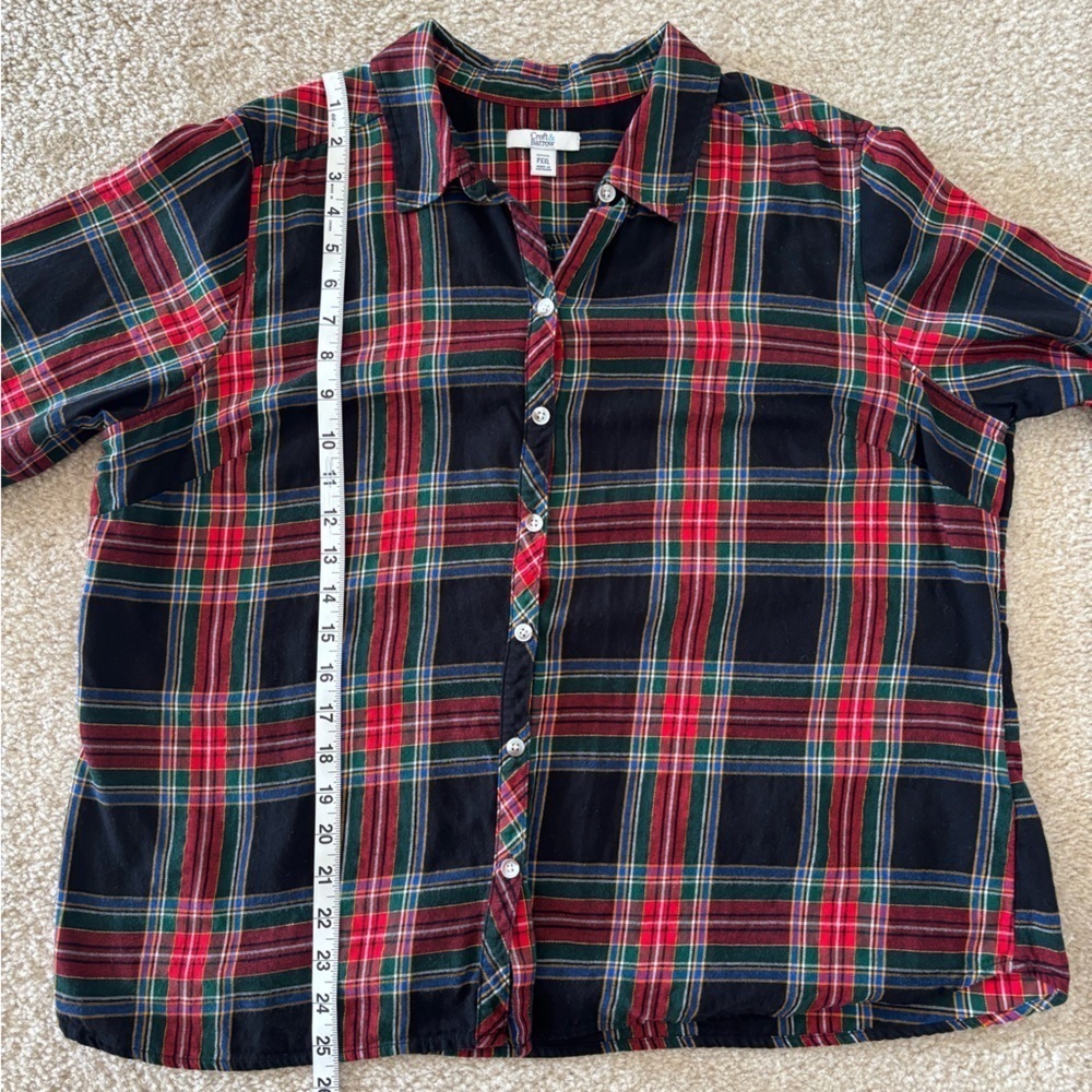 Croft & Barrow Button Down Plaid Shirt - Picture 9 of 9
